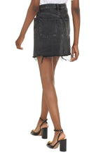 Load image into Gallery viewer, Criss Cross denim skirt
