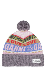 Load image into Gallery viewer, Ribbed pom-pom beanie
