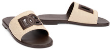 Load image into Gallery viewer, Canvas slippers with logo
