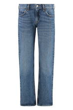 Load image into Gallery viewer, High-rise straight cropped jeans
