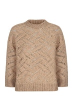 Load image into Gallery viewer, Lace sweater in alpaca yarn
