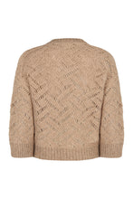 Load image into Gallery viewer, Lace sweater in alpaca yarn
