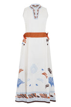 Load image into Gallery viewer, Long dress in cotton with print

