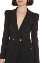 Load image into Gallery viewer, Stretch double-breasted blazer
