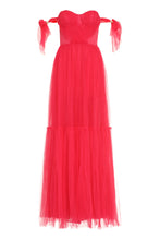 Load image into Gallery viewer, Red Carpet pleated tulle dress
