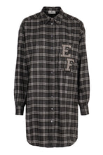Load image into Gallery viewer, Checked cotton shirtdress
