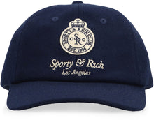 Load image into Gallery viewer, Wool hat with rigid visor
