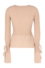 Load image into Gallery viewer, Long sleeve crop top<br />Ribbed knit top
