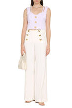Load image into Gallery viewer, Tweed cropped top
