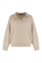 Load image into Gallery viewer, Woolen knit polo shirt
