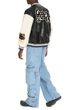 Load image into Gallery viewer, Faux leather jacket
