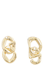 Load image into Gallery viewer, Maxi chain earrings with logo
