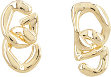 Load image into Gallery viewer, Maxi chain earrings with logo
