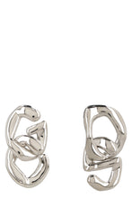 Load image into Gallery viewer, Maxi chain earrings with logo
