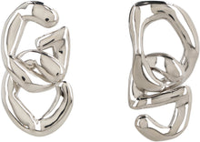 Load image into Gallery viewer, Maxi chain earrings with logo
