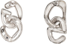 Load image into Gallery viewer, Maxi chain earrings with logo
