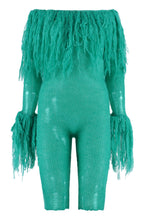 Load image into Gallery viewer, Fringes knitted playsuit
