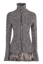 Load image into Gallery viewer, Full-zip cotton cardigan
