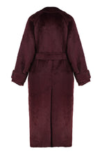 Load image into Gallery viewer, Long coat in alpaca and wool
