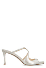 Load image into Gallery viewer, Anise metallic leather mules
