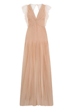Load image into Gallery viewer, Long dress with V-neck

