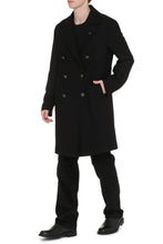 Load image into Gallery viewer, Double-breasted virgin wool coat
