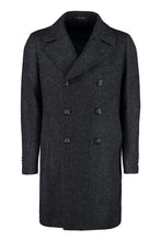 Load image into Gallery viewer, Arden double-breasted wool coat
