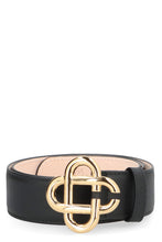 Load image into Gallery viewer, Logo buckle leather belt
