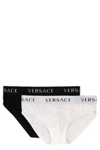 Load image into Gallery viewer, Set of two cotton briefs with elastic band
