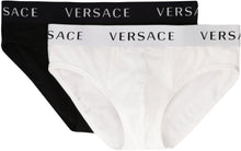 Load image into Gallery viewer, Set of two cotton briefs with elastic band
