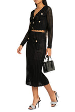 Load image into Gallery viewer, Crochet knit cardigan
