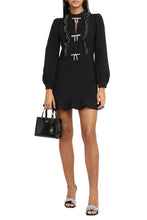 Load image into Gallery viewer, Embellished appliqué dress
