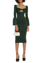 Load image into Gallery viewer, Ribbed knit midi dress
