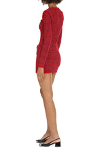 Load image into Gallery viewer, Checked knit dress

