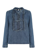 Load image into Gallery viewer, Denim blouse
