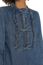 Load image into Gallery viewer, Denim blouse
