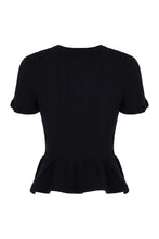 Load image into Gallery viewer, Asymmetrical knitted top
