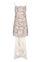 Load image into Gallery viewer, Mini lace dress with bow
