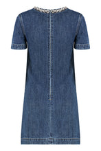 Load image into Gallery viewer, Denim embellished dress
