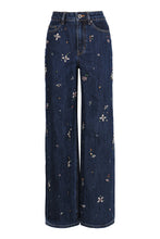 Load image into Gallery viewer, Wide-leg jeans with five pockets
