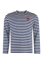 Load image into Gallery viewer, Striped cotton t-shirt
