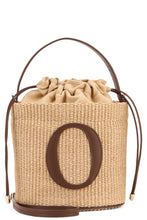 Load image into Gallery viewer, Zanzibar bucket hand-held in fabric and leather
