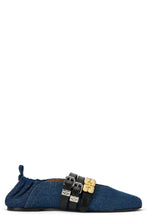 Load image into Gallery viewer, Sue Triple Ballerina in Blue Denim
