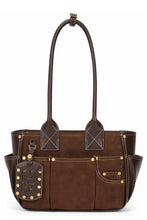 Load image into Gallery viewer, Small suede flower bag
