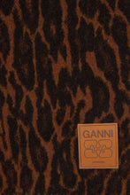 Load image into Gallery viewer, Animal print wool scarf
