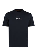 Load image into Gallery viewer, Cotton crew-neck T-shirt

