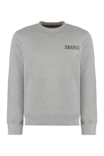 Load image into Gallery viewer, Cotton crew-neck sweatshirt
