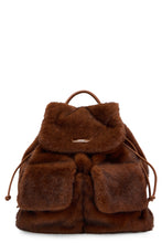 Load image into Gallery viewer, Faux fur backpack
