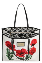 Load image into Gallery viewer, Canvas and leather shopping bag
