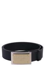 Load image into Gallery viewer, Logo buckle leather belt
